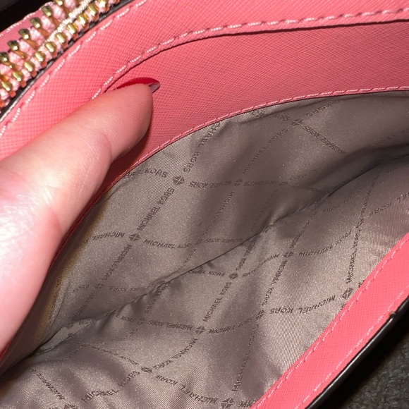 Coral Pink Michael Kors Satchel - Picture 7 of 15